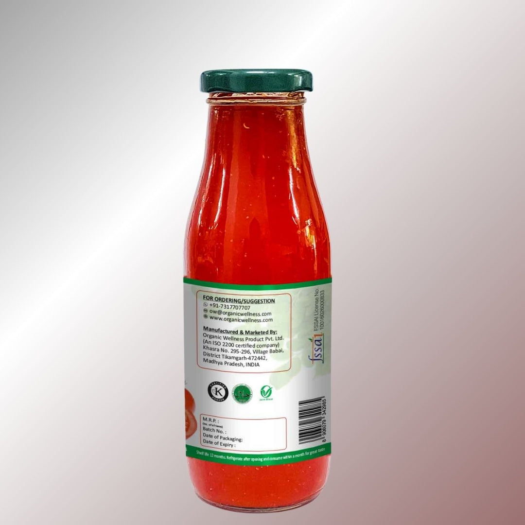 Moringa Tomato Ketchup | Emulsifier-Free | Made From Low Sugar | 350 GM