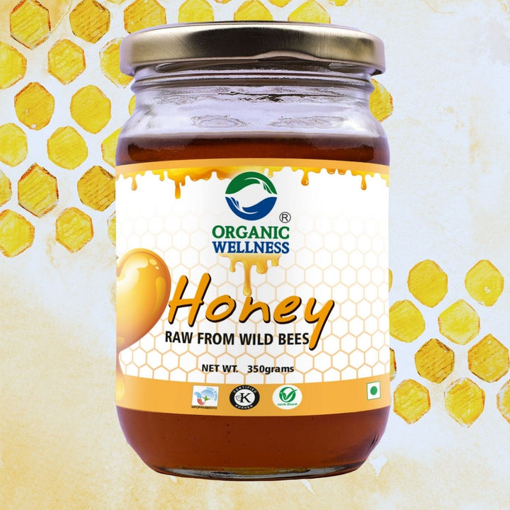 Organic Honey | Raw Forest Honey | 100% Pure | Health Giving | Bottle of 350 GM