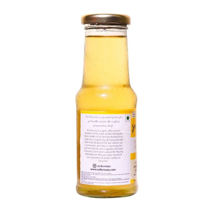 Handcrafted Mango Kombucha | Organic | Probiotic | Gut Health | 200 ML