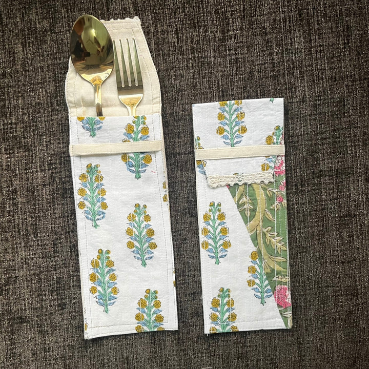 Cutlery Holder / Case | Table Cutlery Wrap | Set of 3