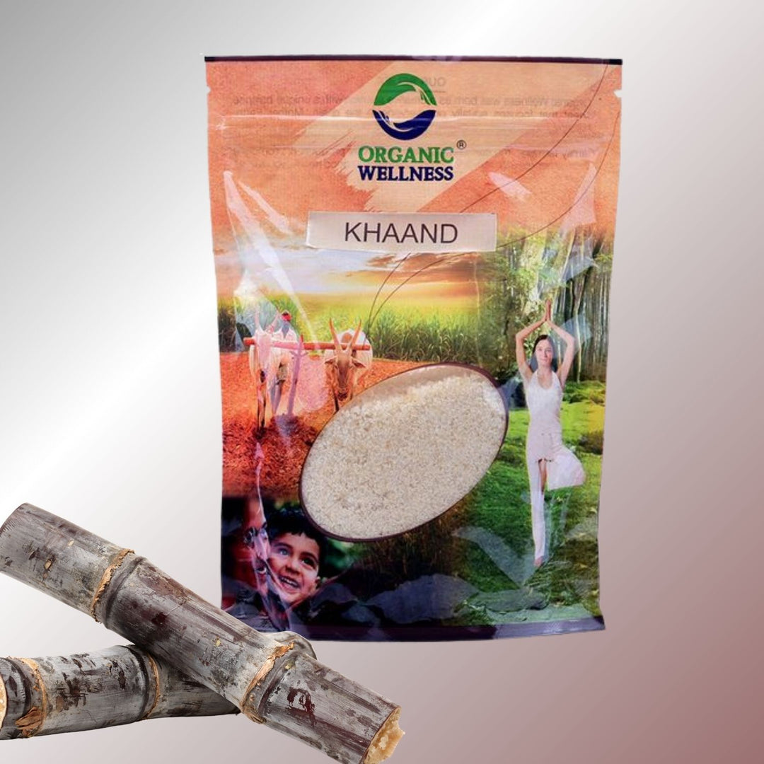 Desi Khand | 100% Organic | Unrefined & Raw | Natural Sweetener | Low Glycemic Index | 450 GM