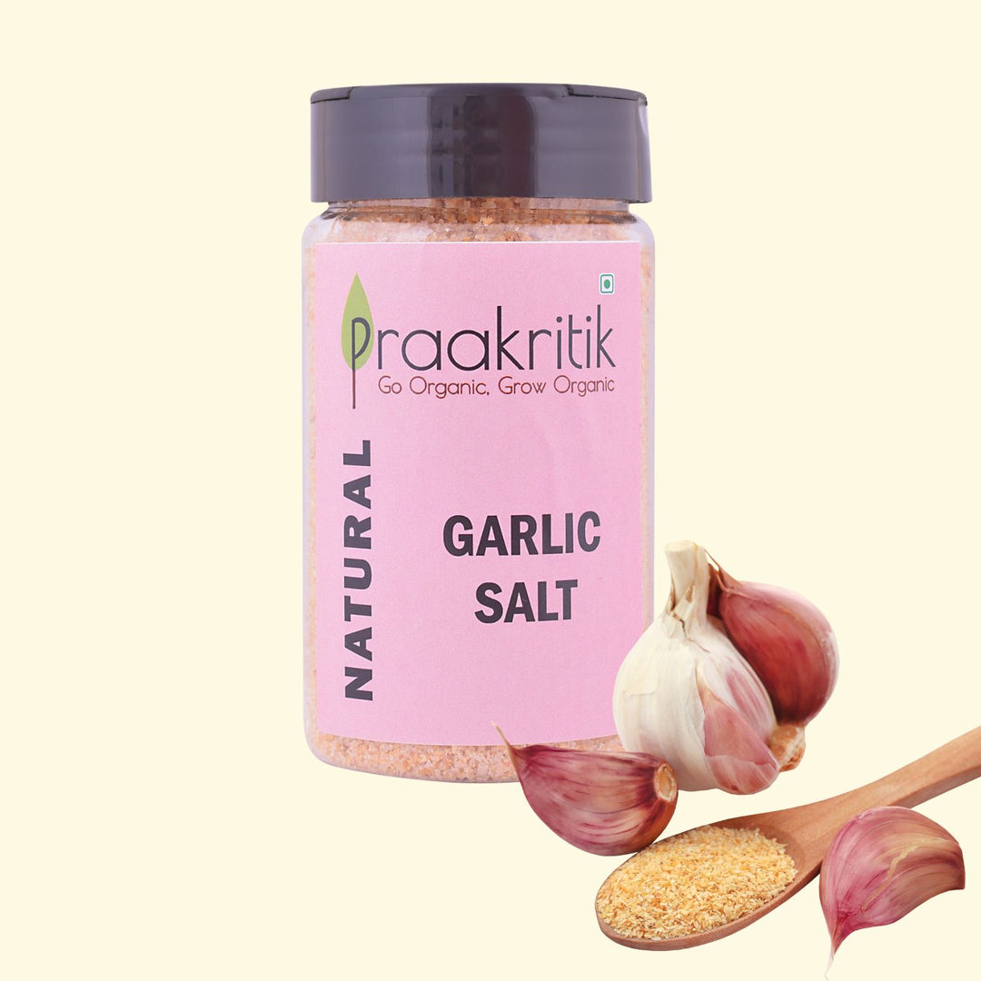 Natural Garlic Salt | Organic | Hand-Pounded | Highly Nutritious | 100 GM