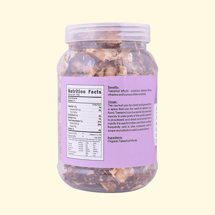 Organic Raw Tamarind | Brain & Bone Heath | Antioxidants Rich | 500 GM