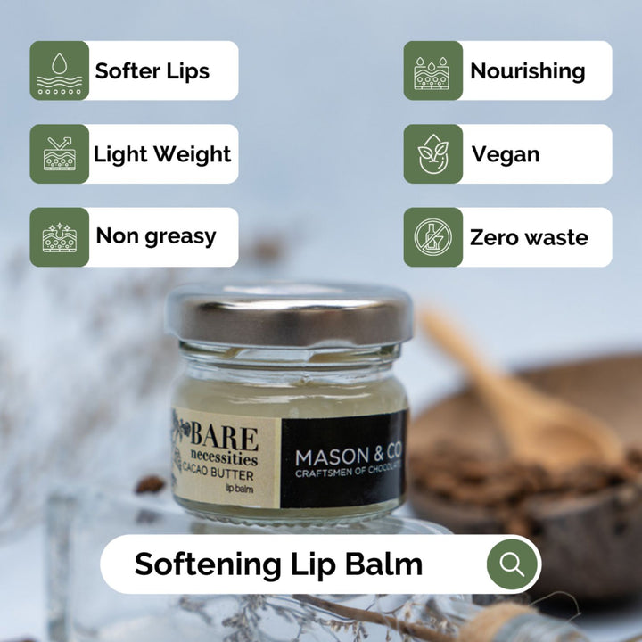 Moisturizing Cocoa Butter Lip Balm | Deep Hydration | Vegan 20 |GM