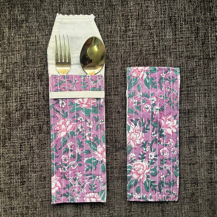 Cutlery Cover / Holder / Case | Travel Essential | Table Cutlery Wrap