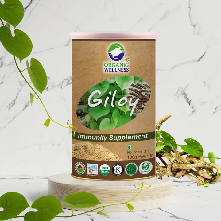 Giloy Powder | Wellness Superfood | Organic Certified | Immunity Supplement | 100 GM