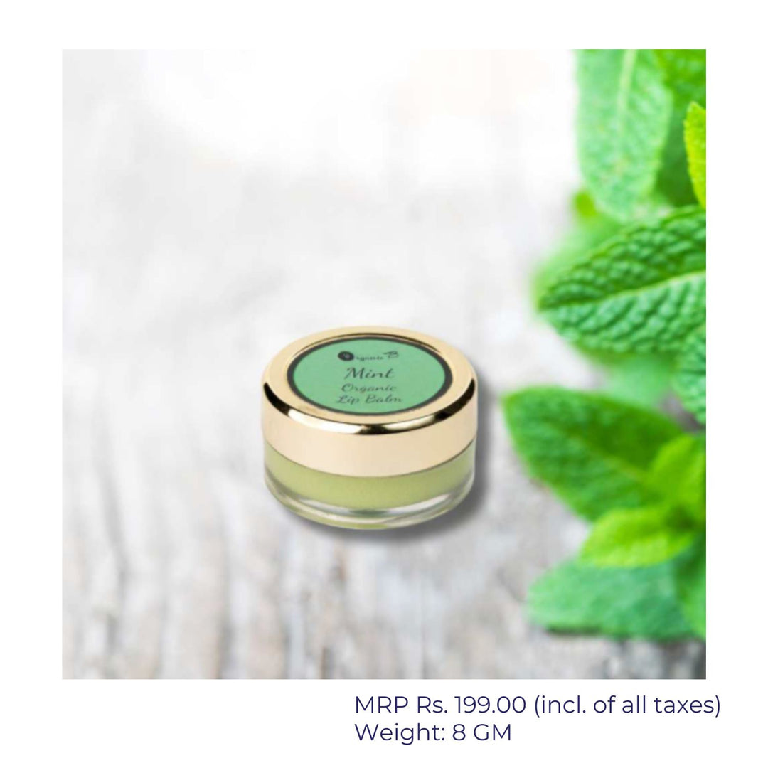 Mint Lip Balm | Hydrating | Sun Protection | For Pigmented Lips | 8 GM