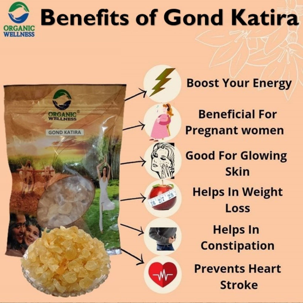 Natural Gond Katira | 100% Pure & Organic | Adulteration Free | Digestive Wellness | 450 GM