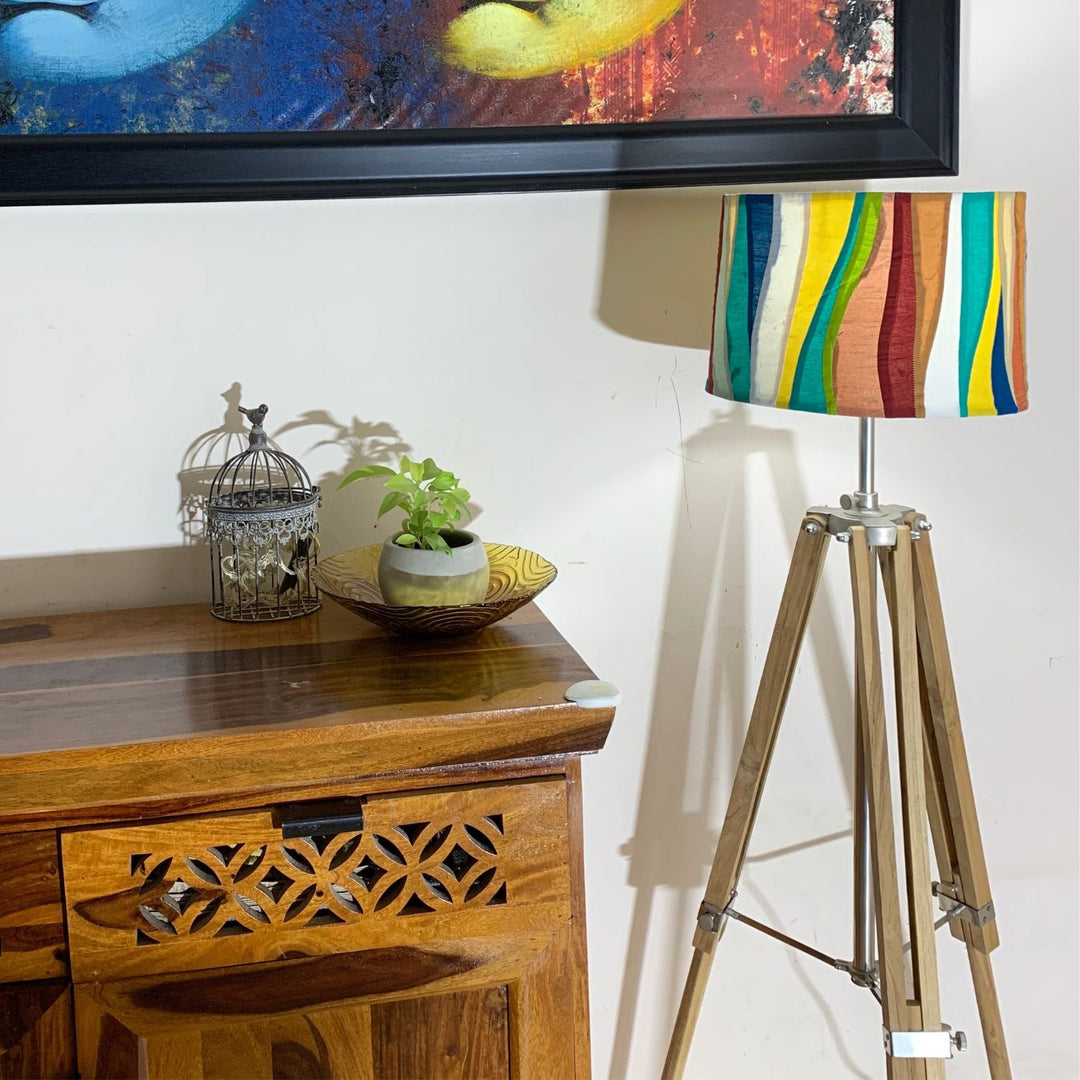 Vibrant Silk Removable Lampshade Cover | Aesthetically Designed