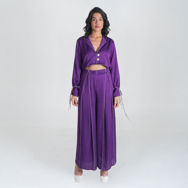 Purple Co-ord Set | Bemberg Modal | Sustainable | Minimalist chic