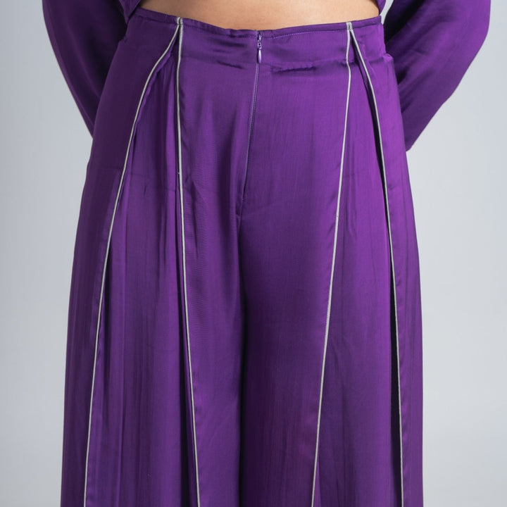 Purple Co-ord Set | Bemberg Modal | Sustainable | Minimalist chic