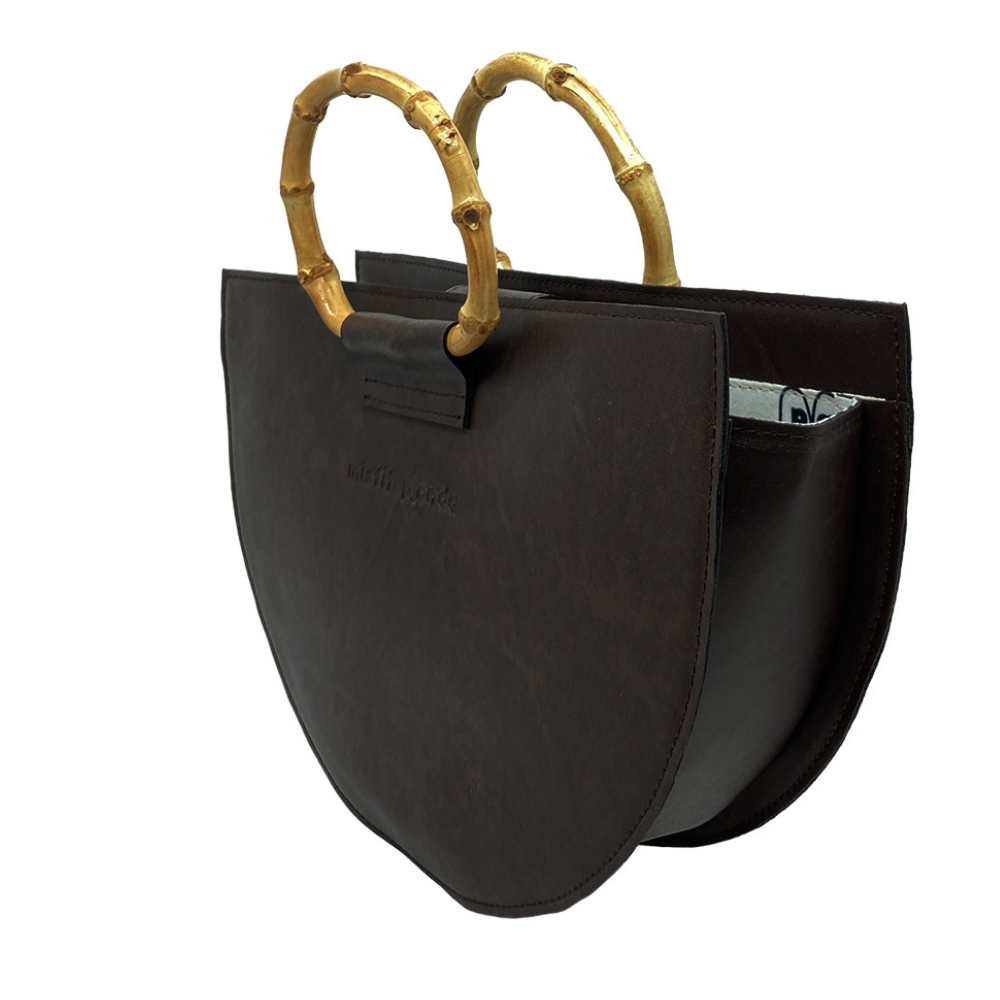 Dark Mahogany Handheld-cum-Sling Bag For Women | Melange of Style