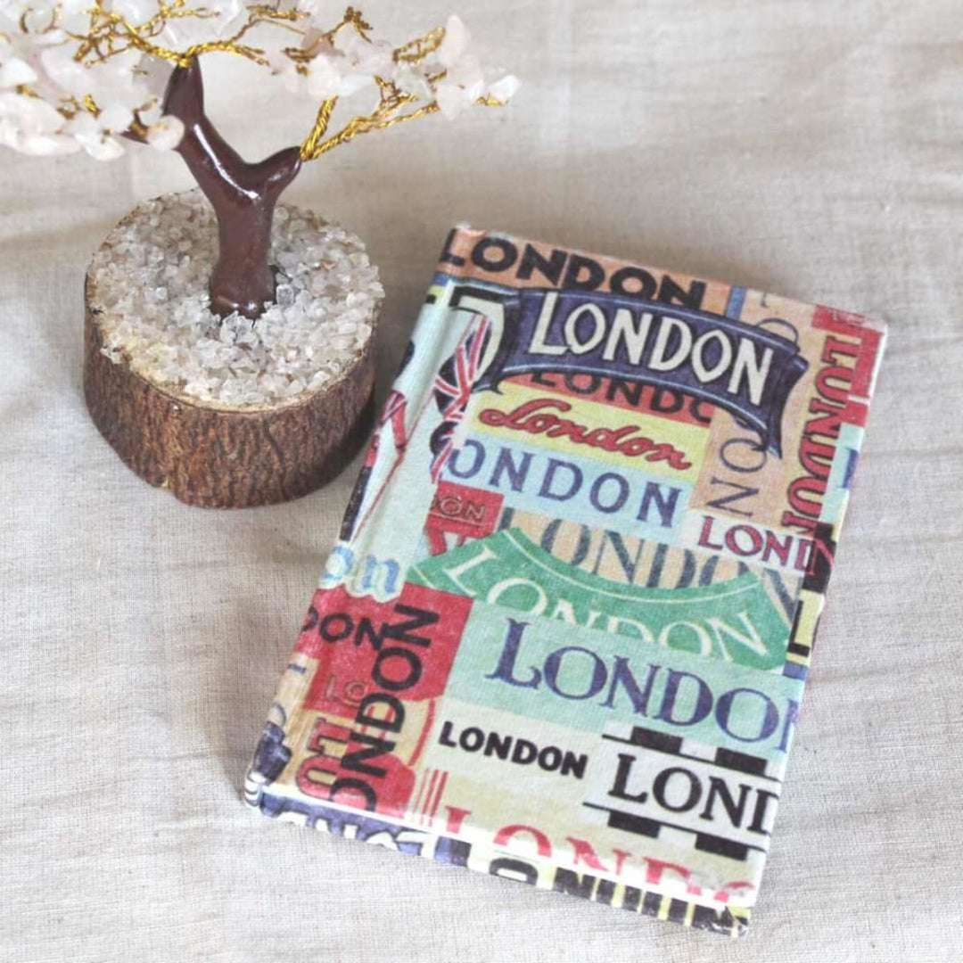 Hardcover Recycled Paper Journal | Eco-Friendly | Sustainable | London