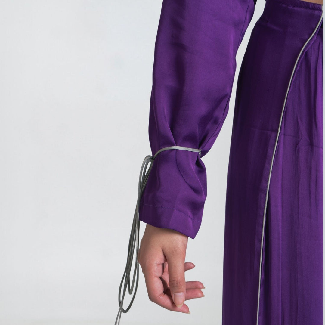 Purple Co-ord Set | Bemberg Modal | Sustainable | Minimalist chic