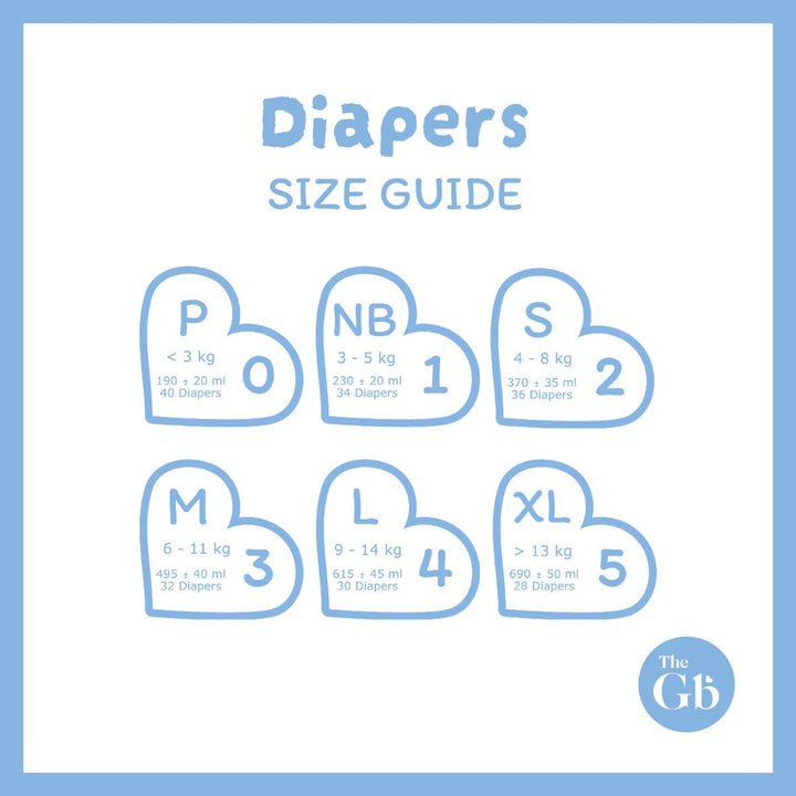 Eco-Friendly Bamboo Diapers | XL Size / More Than 13 KG | Tape Style | Pack Of 28