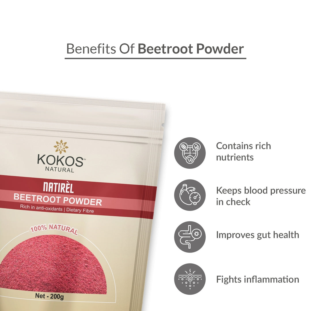 Natural Beetroot Powder | Rich In Anti-Oxidants & Dietary Fibre | 200 GM