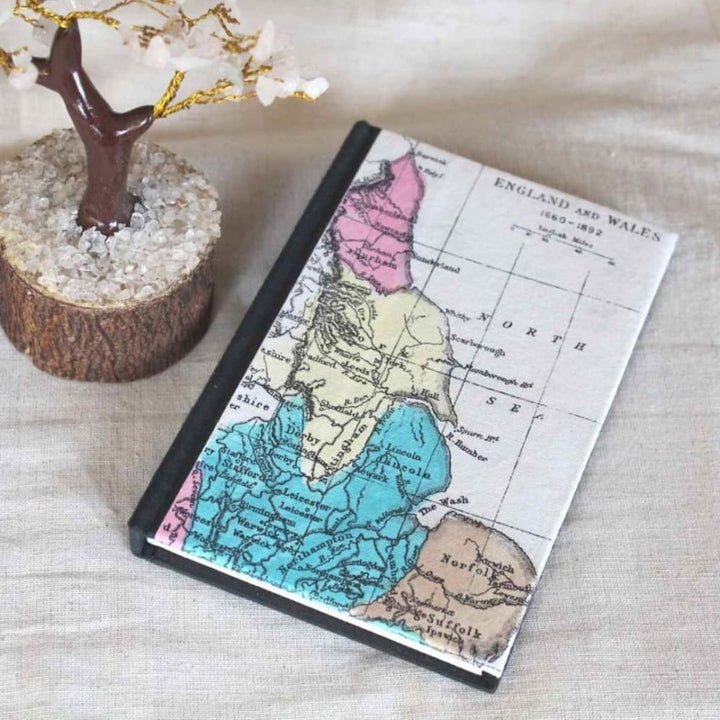 The Writer's Kit | World Map Printed Journal | Hand-Crafted | Pack Of 3