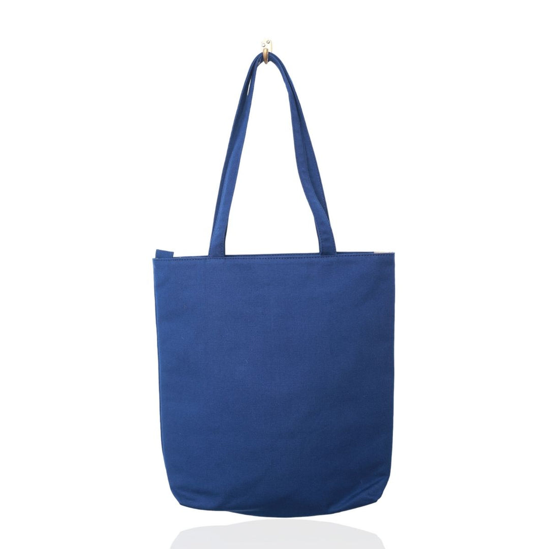 Hand-Crafted Cotton Tote Bag | Gadget Safe | Apologies In Cash Only