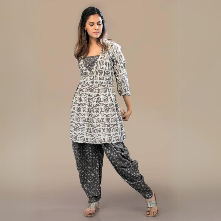 Wilow Block Printed Indian Co-ord Set | Cotton | Everyday Wear | Earthy Brown