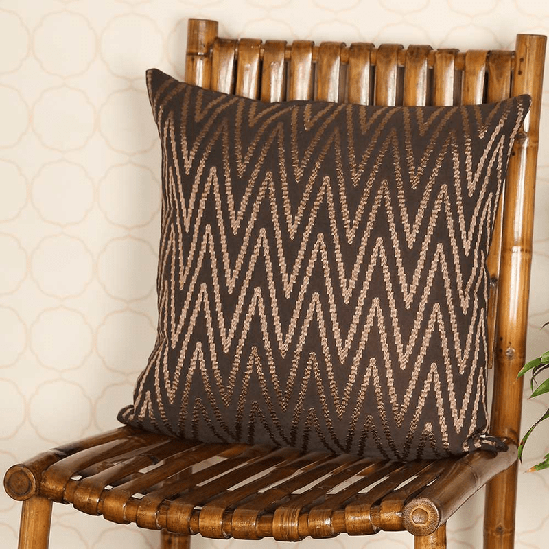 Chevron Pattern Cushion Cover | Minimalist Home Furnishing | 20" x 20"