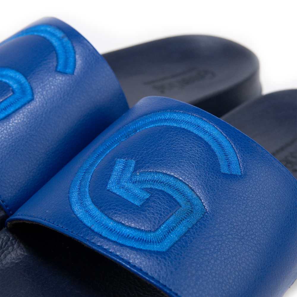 Pool Side Flip Flops | Sleek Design | Comfortable | Navy Blue & Blue