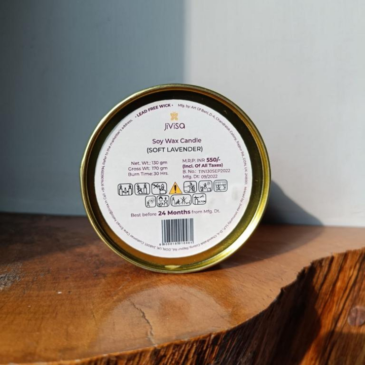 Lavender Premium Soy Wax Candle | Floral & Woods