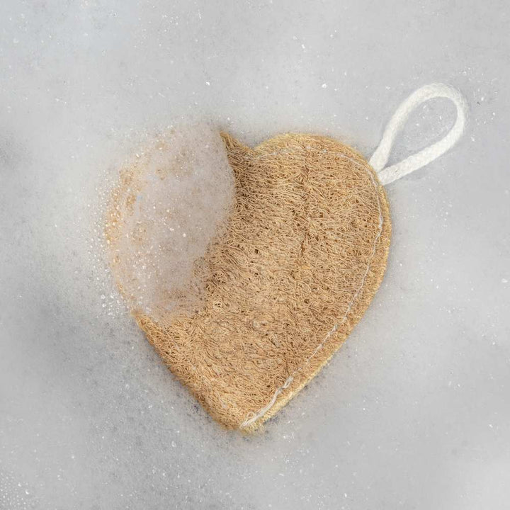 Heart Shape Loofah Pack Of 2