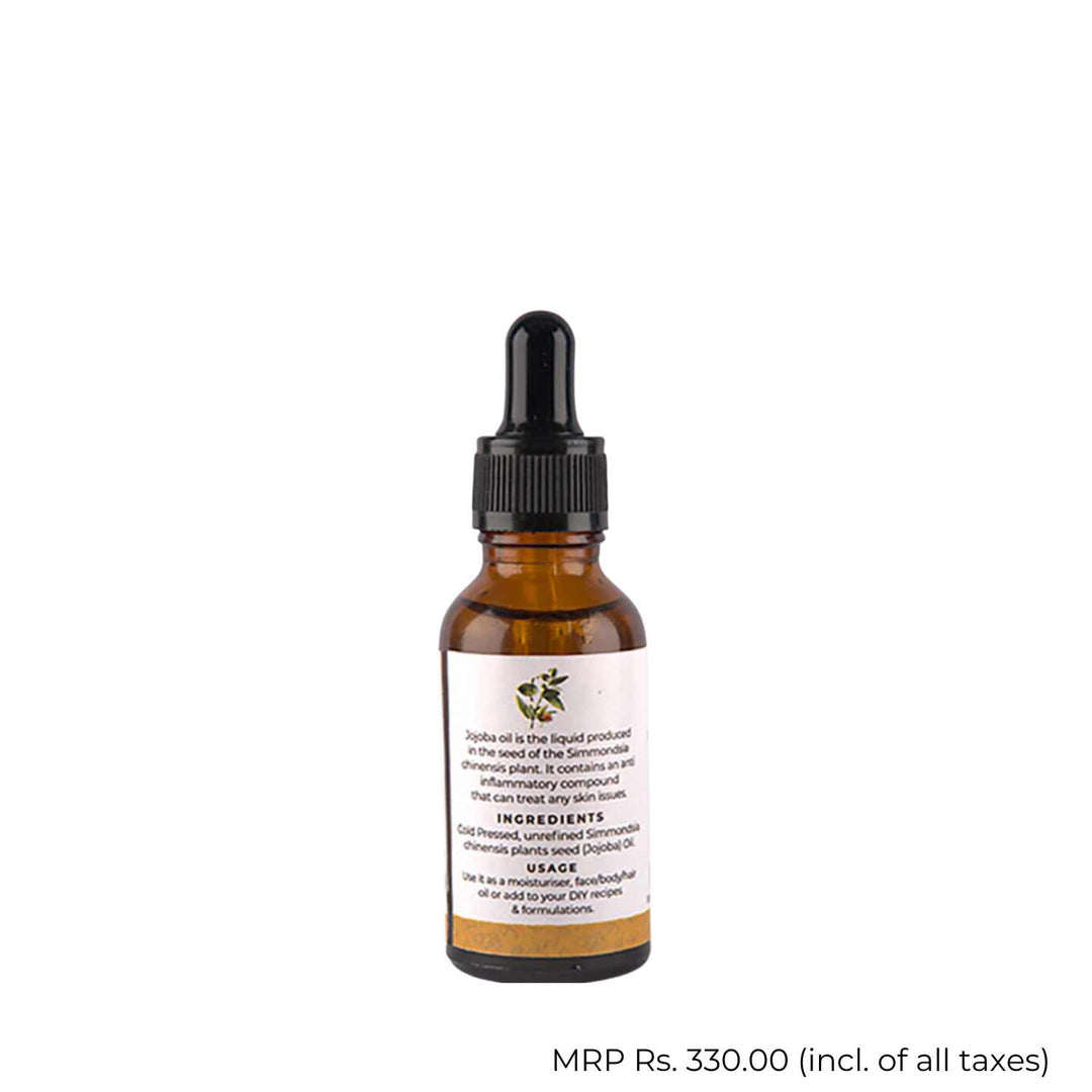 Jojoba Oil | Cold Pressed | Balances Skin Oil | Soothes Sunburn | 30 ML