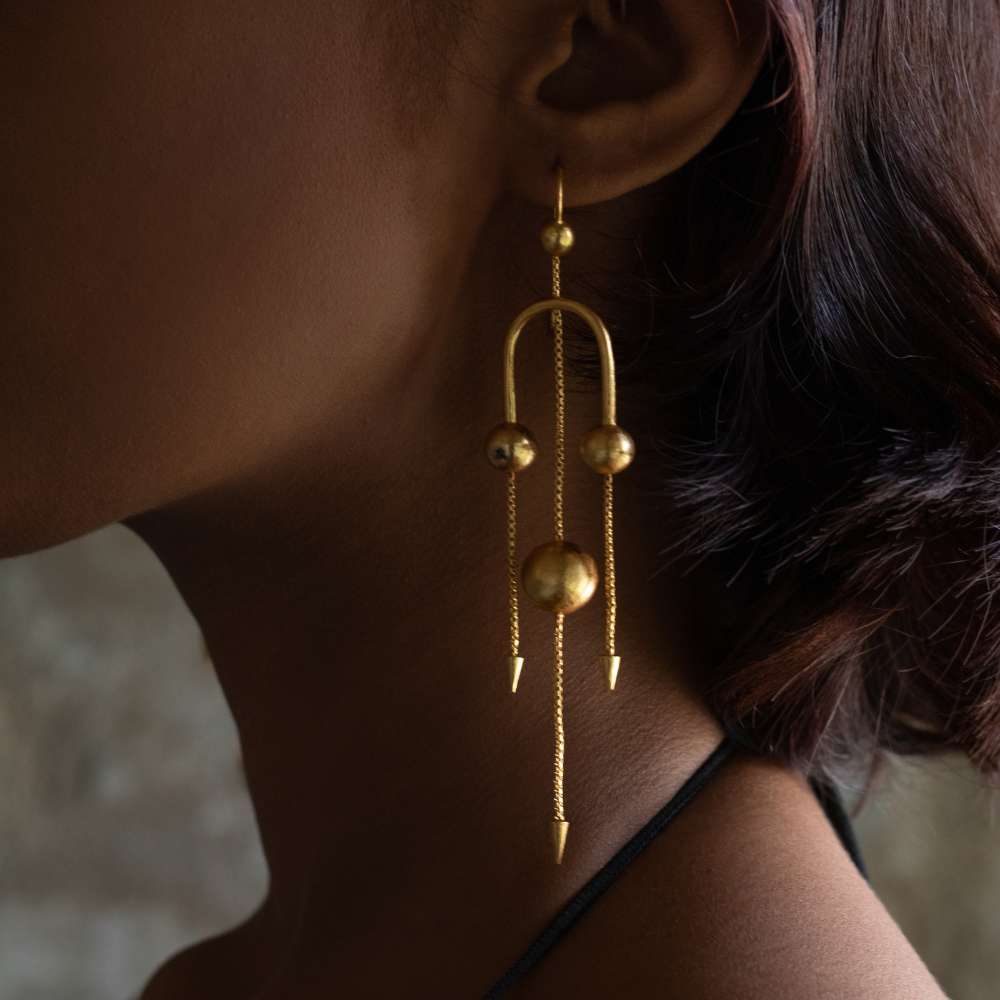 Dangling Layered Earrings | Made of Sterling Silver | Exquisite Design for A Crisp Look