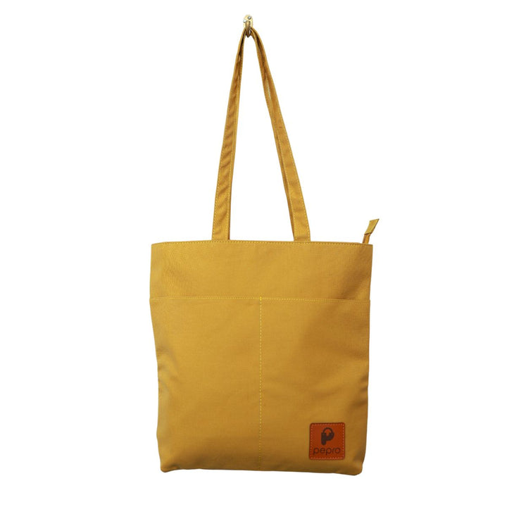 Shopper Tote Bag With Concealed Pockets | Cotton | Spacious | Multi-Pocket