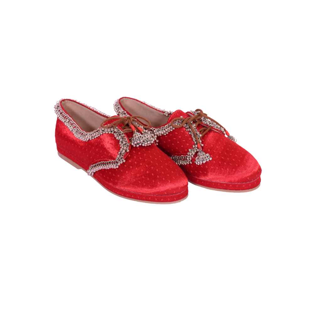 Red Smart Sneakers | Modern Wedding | Traditional Style with Comfort