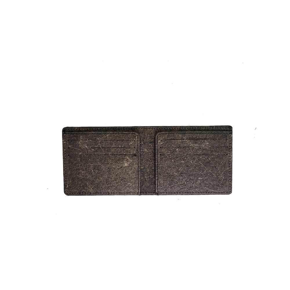 Olive Slim Wallet | Made of Compostable Coconut Leather | Vegan | Natural Dye