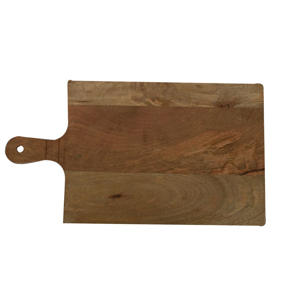 Mango Wood Rectangular Serving Platter | Dining Room Decor | Artisanal | Hand-Crafted | 17"