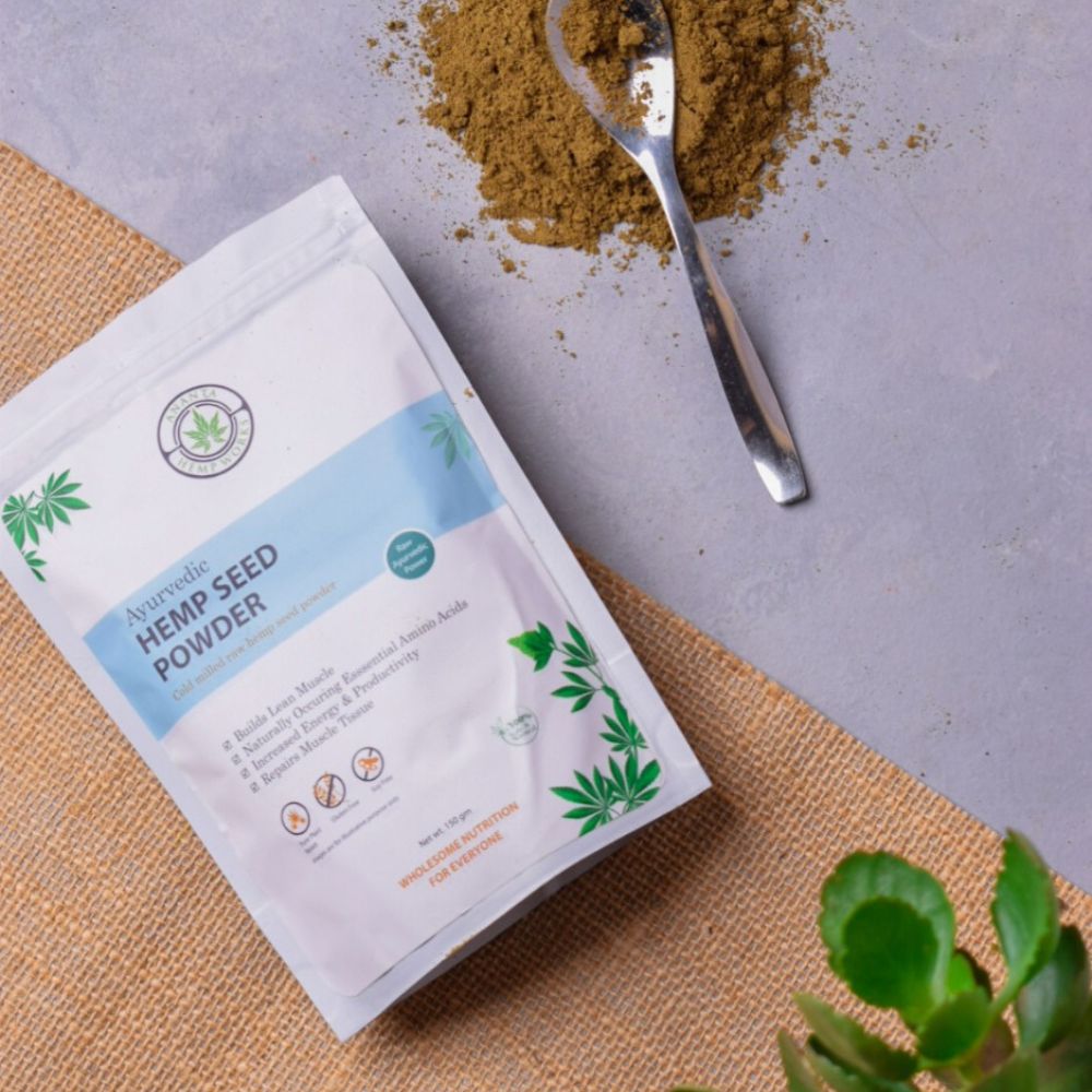 Hemp Seed Powder | Plant-Based Protein Supplement | Gluten Free | Pouch of 150 GM