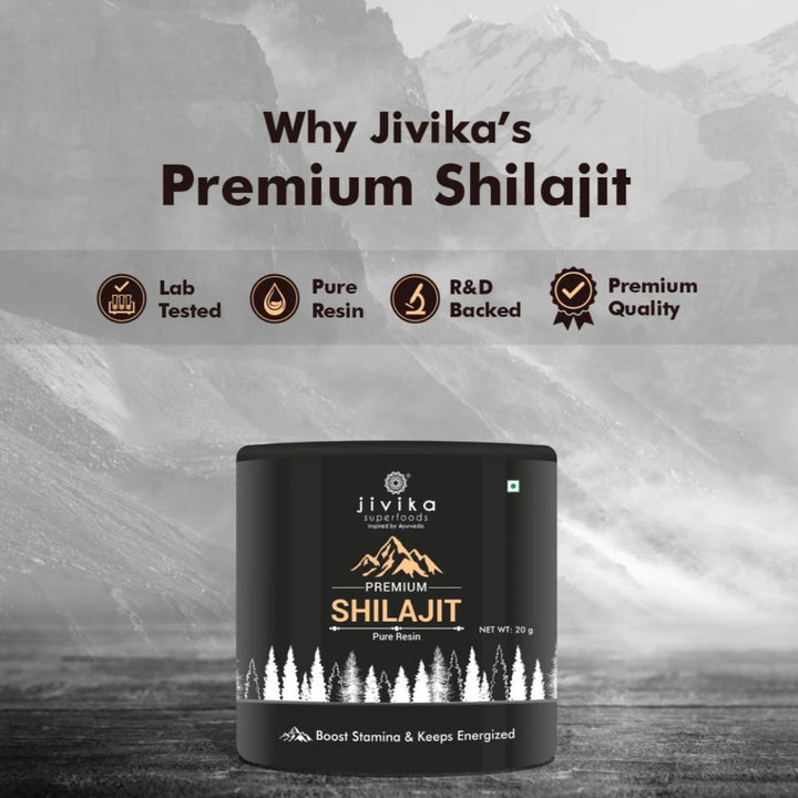 Premium Shilajit | Ayurvedic | Energy Boost | Superfood | 80+ Mineral Rich | Box of 20 GM