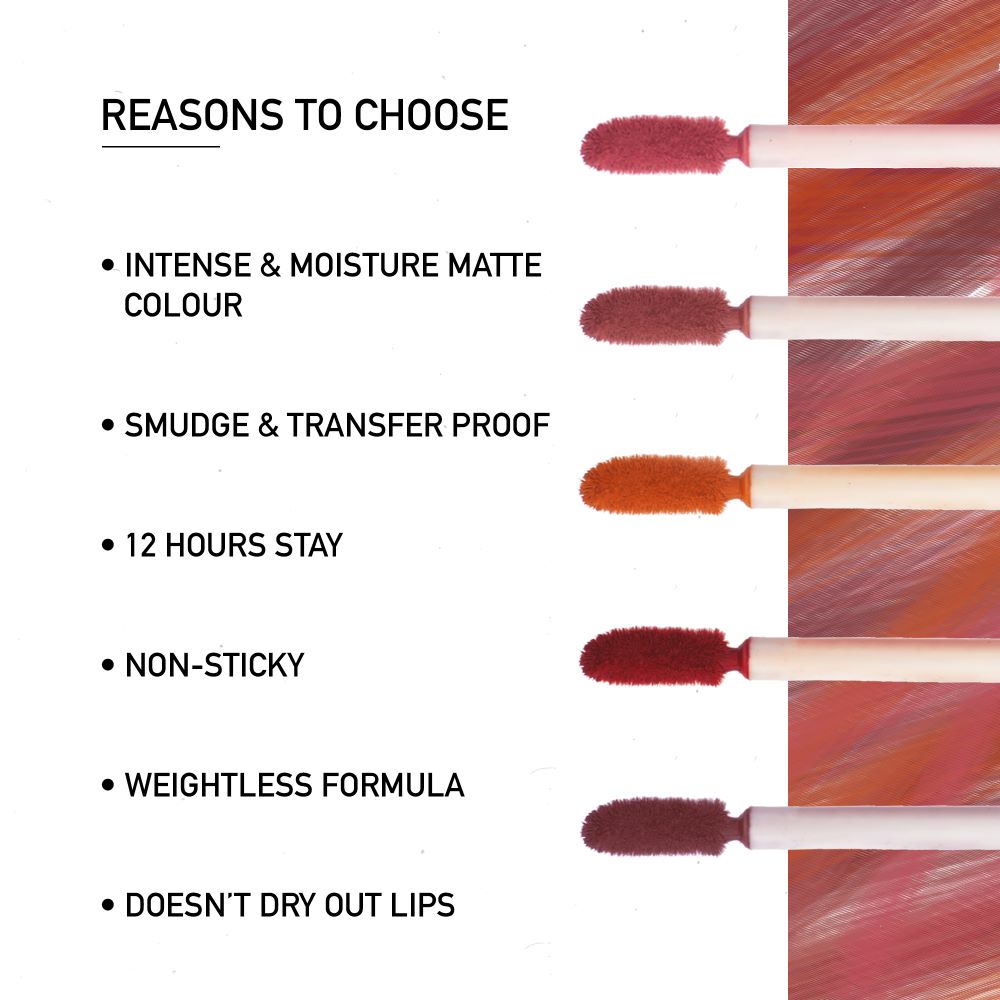 Nude Pink Liquid Lipstick | Smudge-Proof | Long-Lasting | Natural | 15 ML