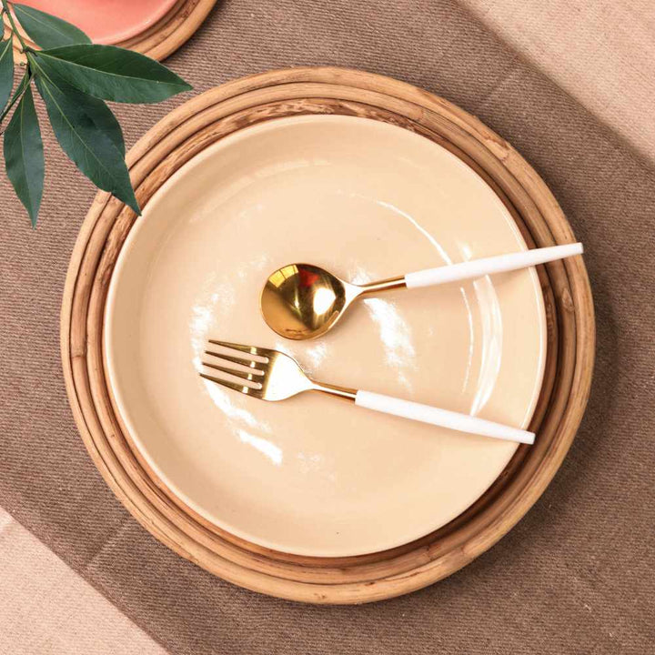 Round Cane Table Mat  | Set of 4