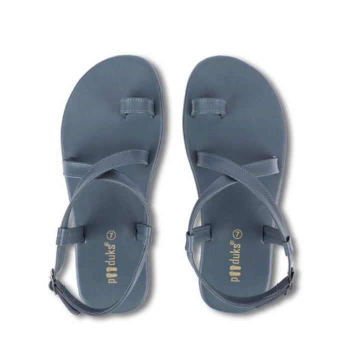 Steel Grey Sandals For Men | Captivating Comfortable And  Eco-friendly Wear