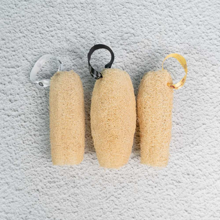 Natural Loofah Sponge |  Bathing  |  Exfoliate Skin | 3 Pieces