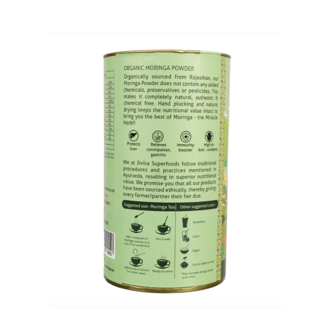 Moringa Powder | Vitamin Mineral Rich | Healthful | Natural | Fitness Pro | Can of 100 GM