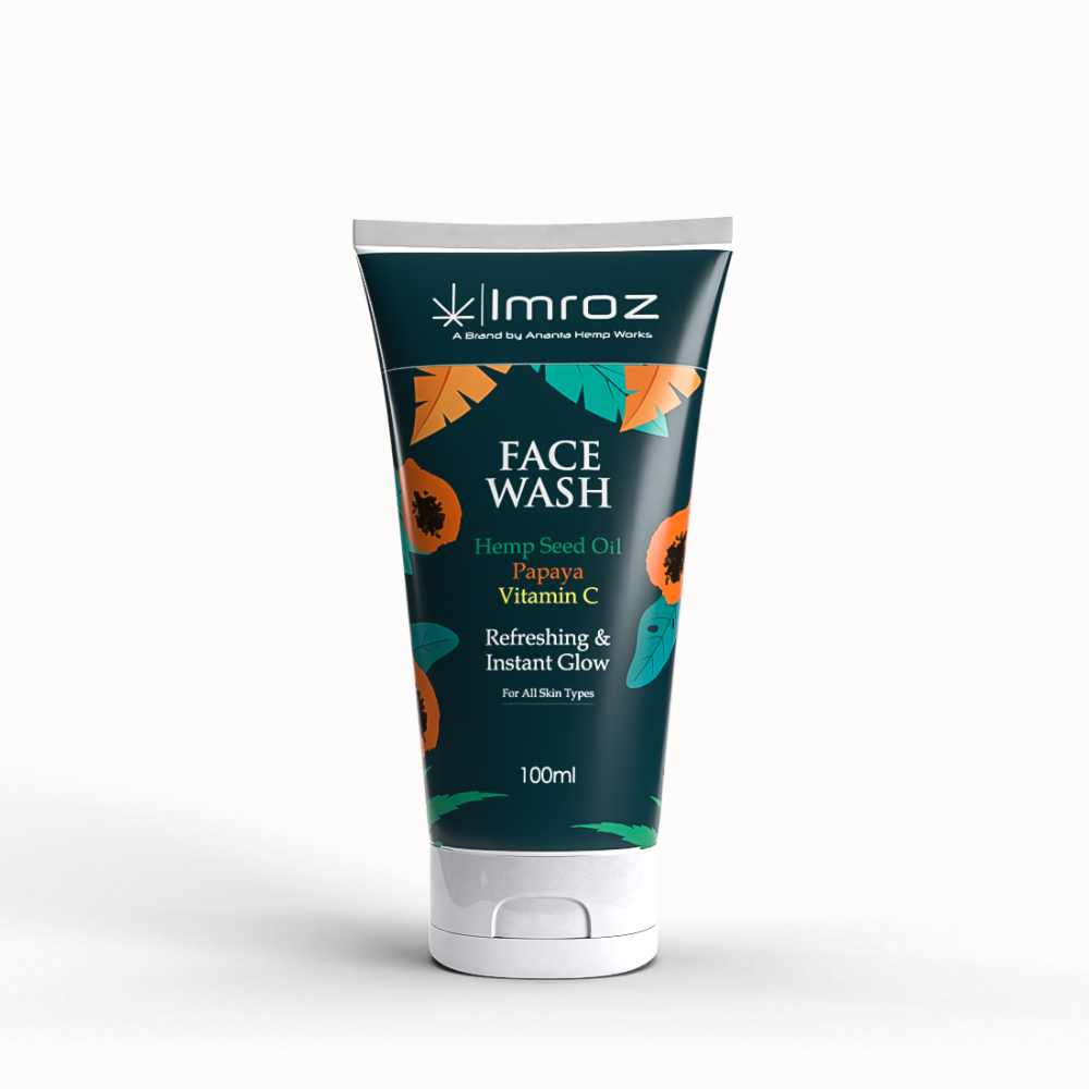 Face Wash | Hemp & Papaya | Wrinkles Control | Blemish Free | Hydrating | 100 ML