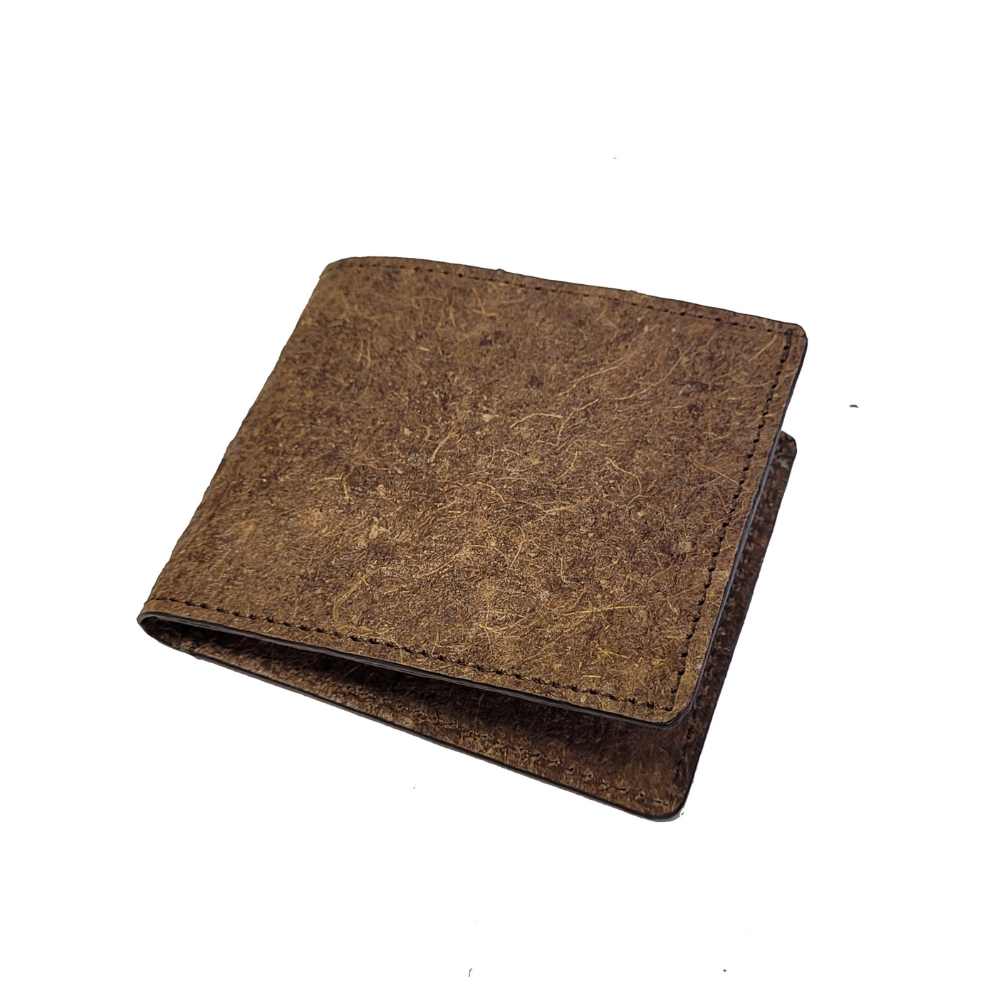 Olive Slim Wallet | Made of Compostable Coconut Leather | Vegan | Natural Dye