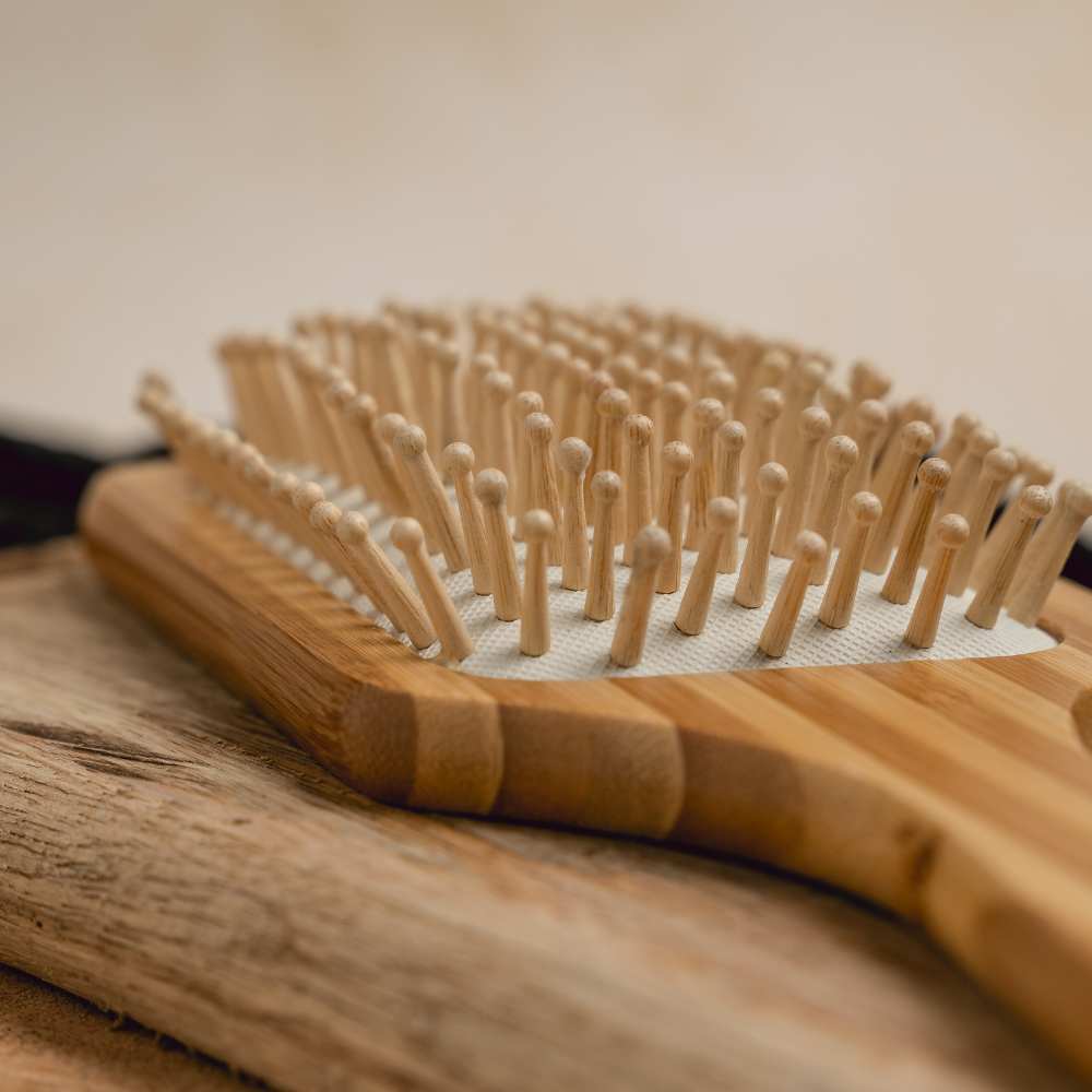 Large Size Paddle Brush With Fine Bristles