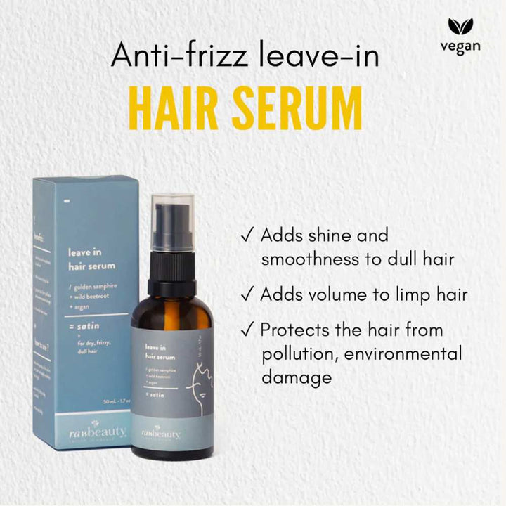 Pollution-Protect Satin Hair Serum | For Hair Shine & Volume | 50 ML