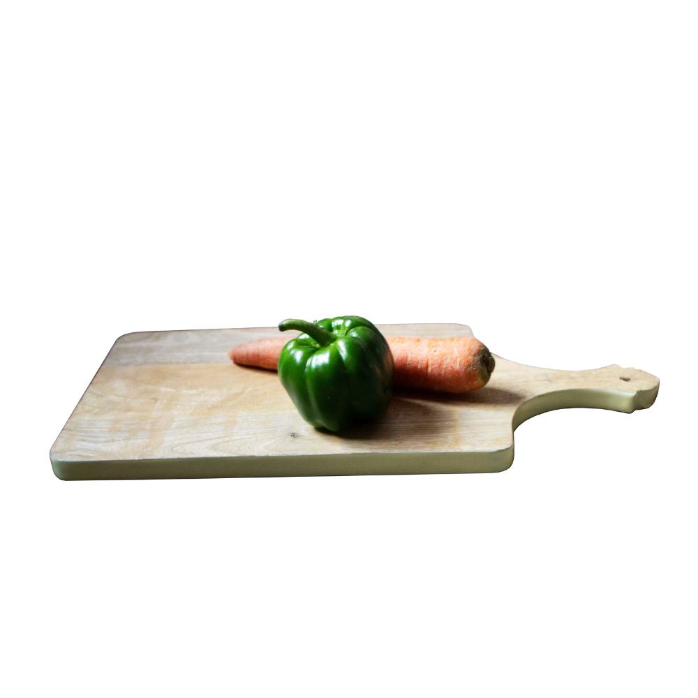 Off-White Rectangle Cheese Board | Chopping Board | Wooden | Hand-Crafted | 18"