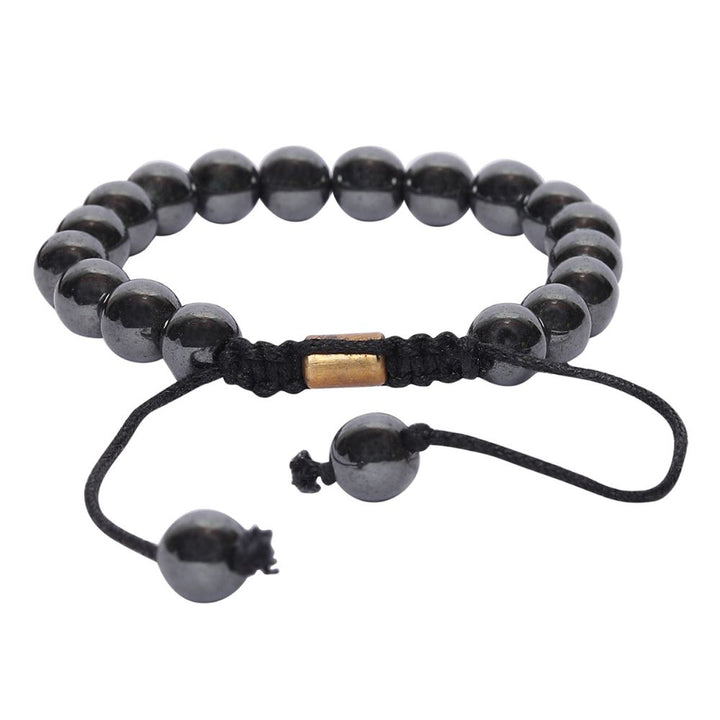 Hematite Bracelet | Adjustable | Semi Precious Stone | Grounding & Balances Root Chakra