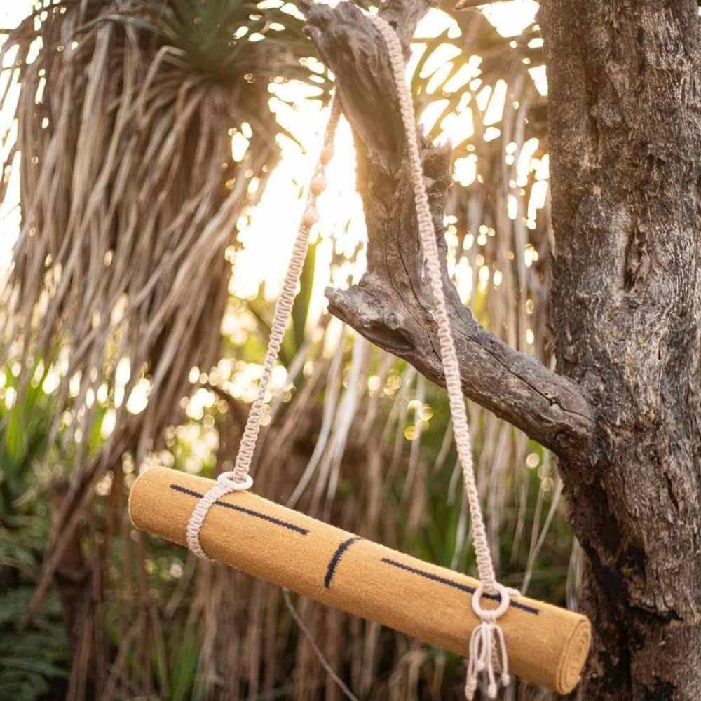 Yoga Mat Carrier Straps | Hand-Crafted | Macrame 