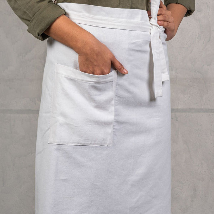 Half Apron With Big Pockets | Versatile Usage | Pastel Colours | Canvas Cotton