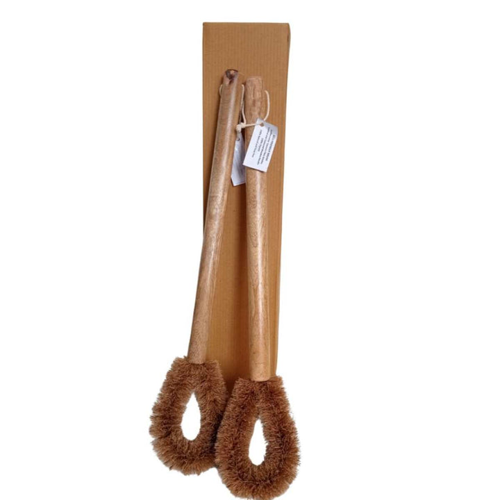 Dish Cleaning Brush | Sustainable | Coconut Coir & Mango Wood | Set of 2