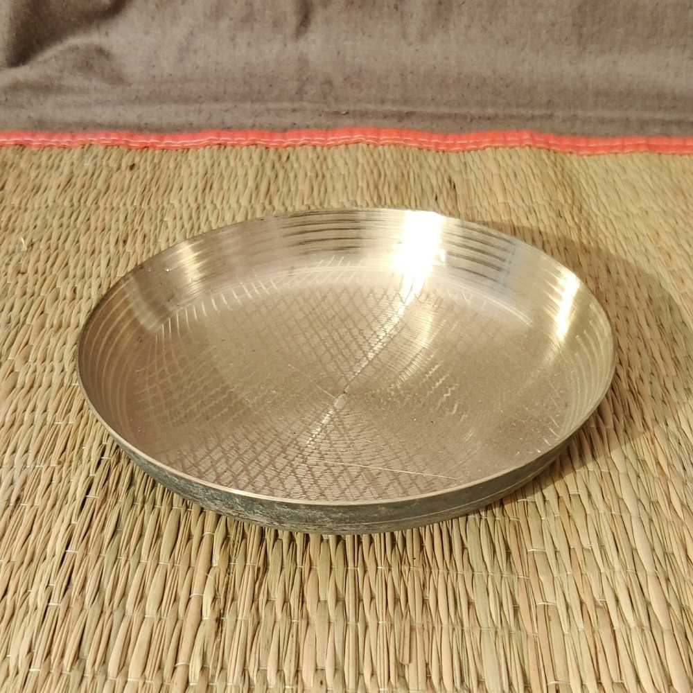 Side Plate In Kansa Metal | Hand-Crafted Breakfast Plate | Sustainable